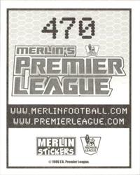 2007-08 Merlin Premier League 2008 #470 Portsmouth Home Kit Back