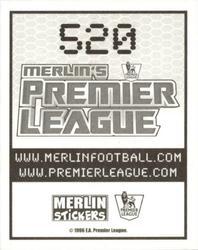 2007-08 Merlin Premier League 2008 #520 Leroy Lita Back