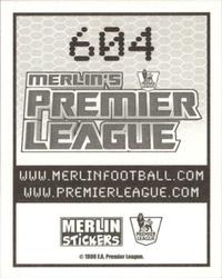 2007-08 Merlin Premier League 2008 #604 Daniel Gabbidon Back