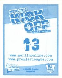 2008 Merlin's Premier League Kick Off #13 Scott Carson Back