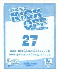 2008 Merlin's Premier League Kick Off #27 Mathew Sadler Back