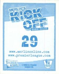 2008 Merlin's Premier League Kick Off #29 Fabrice Muamba Back