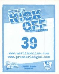 2008 Merlin's Premier League Kick Off #39 Stephen Warnock Back
