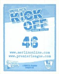 2008 Merlin's Premier League Kick Off #46 Jussi Jaaskelainen Back