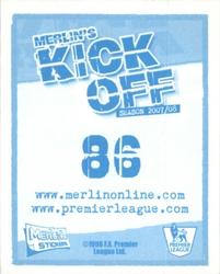 2008 Merlin's Premier League Kick Off #86 Tim Cahill Back