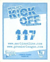 2008 Merlin's Premier League Kick Off #117 Scott Parker Back