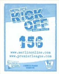 2008 Merlin's Premier League Kick Off #156 David Rozehnal Back