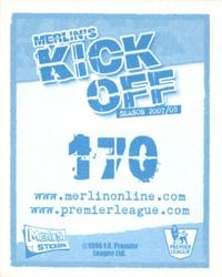 2008 Merlin's Premier League Kick Off #170 Matthew Taylor Back