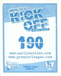 2008 Merlin's Premier League Kick Off #190 Nyron Nosworthy Back