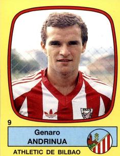 1988-89 Panini Spanish Liga #9 Genaro Andrinua Front