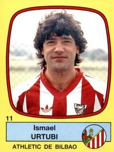 1988-89 Panini Spanish Liga #11 Ismael Urtubi Front