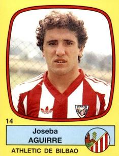 1988-89 Panini Spanish Liga #14 Joseba Aguirre Front