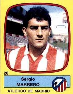 1988-89 Panini Spanish Liga #26 Sergio Marrero Front