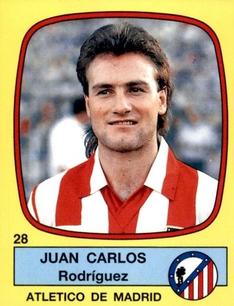 1988-89 Panini Spanish Liga #28 Juan Carlos Rodriguez Front