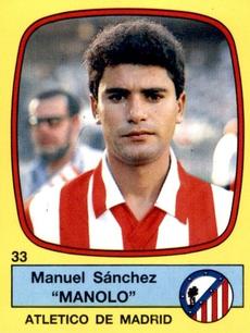 1988-89 Panini Spanish Liga #33 Manuel Sanchez 