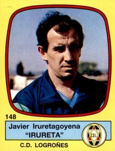 1988-89 Panini Spanish Liga #148 Javier Iruretagoyena 