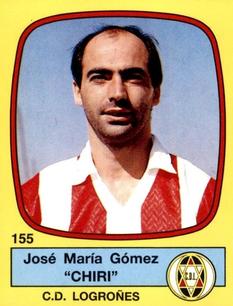 1988-89 Panini Spanish Liga #155 Jose María Gomez 