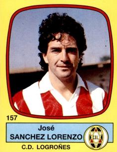 1988-89 Panini Spanish Liga #157 Jose Sanchez Lorenzo Front