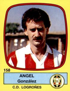 1988-89 Panini Spanish Liga #158 Angel Gonzalez Front