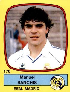1988-89 Panini Spanish Liga #170 Manuel Sanchis Front