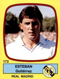 1988-89 Panini Spanish Liga #172 Esteban Gutierrez Front