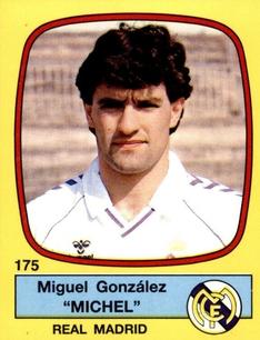 1988-89 Panini Spanish Liga #175 Miguel Gonzalez Front