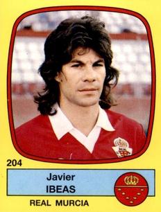 1988-89 Panini Spanish Liga #204 Javier Ibeas Front