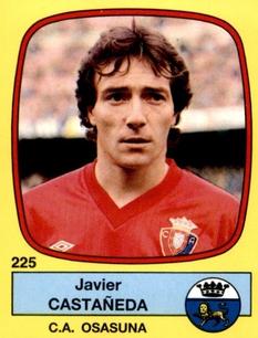 1988-89 Panini Spanish Liga #225 Javier Castaneda Front