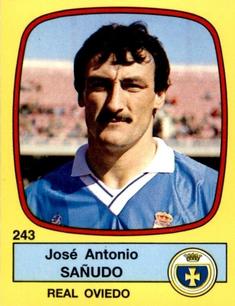 1988-89 Panini Spanish Liga #243 Jose Antonio Sanudo Front