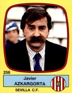1988-89 Panini Spanish Liga #256 Javier Azkargorta Front