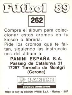 1988-89 Panini Spanish Liga #262 Fernando Munoz 