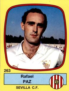 1988-89 Panini Spanish Liga #263 Rafael Paz Front