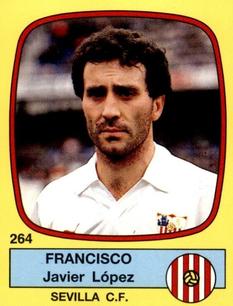 1988-89 Panini Spanish Liga #264 Francisco Javier Lopez Front