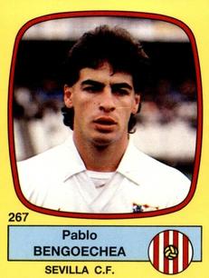 1988-89 Panini Spanish Liga #267 Pablo Bengoechea Front