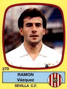 1988-89 Panini Spanish Liga #270 Ramon Vazquez Front