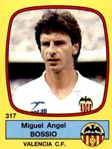 1988-89 Panini Spanish Liga #317 Miguel Angel Bossio Front