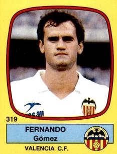 1988-89 Panini Spanish Liga #319 Fernando Gomez Front
