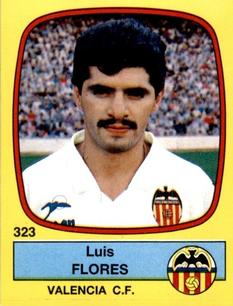 1988-89 Panini Spanish Liga #323 Luis Flores Front