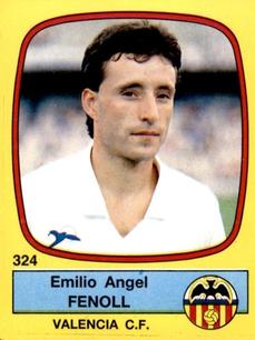 1988-89 Panini Spanish Liga #324 Emilio Angel Fenoll Front