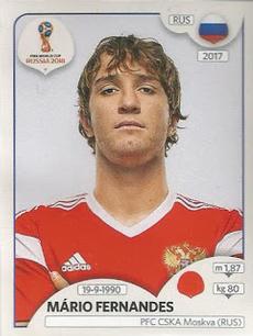 2018 Panini FIFA World Cup: Russia 2018 Stickers (Pink Backs, Made in Brazil) #25 Mario Fernandes Front