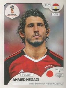 2018 Panini FIFA World Cup: Russia 2018 Stickers (Pink Backs, Made in Brazil) #67 Ahmed Hegazi Front
