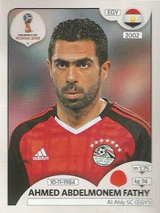 2018 Panini FIFA World Cup: Russia 2018 Stickers (Pink Backs, Made in Brazil) #68 Ahmed Abdelmonem Fathy Front