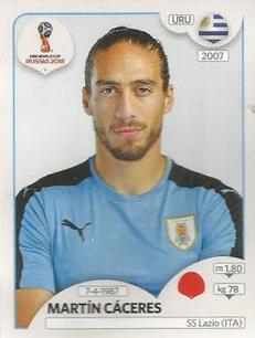 2018 Panini FIFA World Cup: Russia 2018 Stickers (Pink Backs, Made in Brazil) #85 Martin Caceres Front