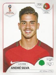 2018 Panini FIFA World Cup: Russia 2018 Stickers (Pink Backs, Made in Brazil) #116 Andre Silva Front