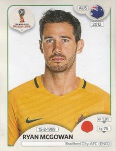 2018 Panini FIFA World Cup: Russia 2018 Stickers (Pink Backs, Made in Brazil) #208 Ryan McGowan Front