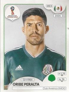 2018 Panini FIFA World Cup: Russia 2018 Stickers (Pink Backs, Made in Brazil) #459 Oribe Peralta Front