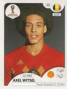 2018 Panini FIFA World Cup: Russia 2018 Stickers (Pink Backs, Made in Brazil) #508 Axel Witsel Front