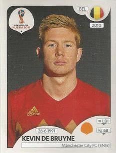 2018 Panini FIFA World Cup: Russia 2018 Stickers (Pink Backs, Made in Brazil) #510 Kevin De Bruyne Front