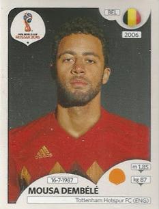 2018 Panini FIFA World Cup: Russia 2018 Stickers (Pink Backs, Made in Brazil) #513 Mousa Dembélé Front