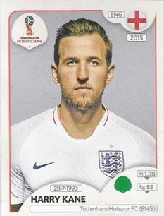 2018 Panini FIFA World Cup: Russia 2018 Stickers (Pink Backs, Made in Brazil) #577 Harry Kane Front